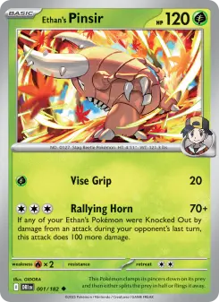 Ethan's Pinsir card