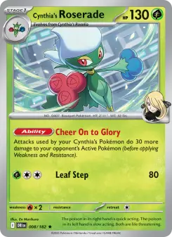 Cynthia's Roserade card