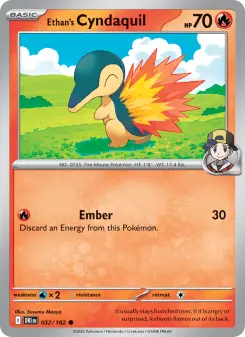 Ethan's Cyndaquil card