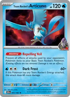Team Rocket's Articuno card