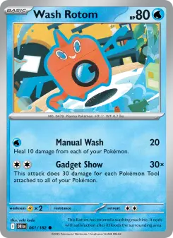 Wash Rotom card