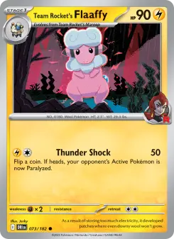 Team Rocket's Flaaffy card