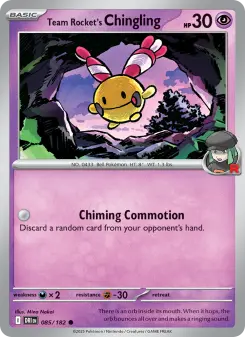 Team Rocket's Chingling card