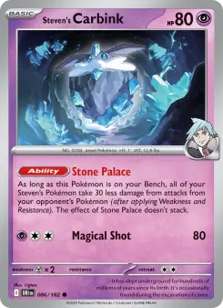 Steven's Carbink card