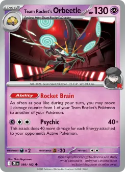 Team Rocket's Orbeetle card