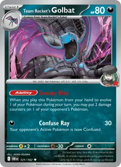 Team Rocket's Golbat card