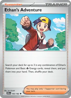 Ethan's Adventure card