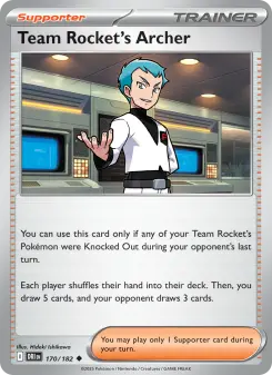 Team Rocket's Archer card