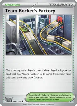 Team Rocket's Factory card