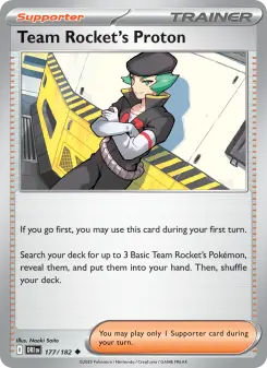 Team Rocket's Proton card