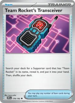 Team Rocket's Transceiver card