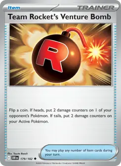 Team Rocket's Venture Bomb card