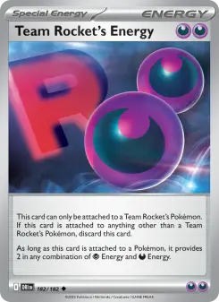 Team Rocket's Energy card