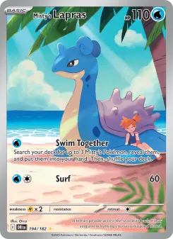 Misty's Lapras card