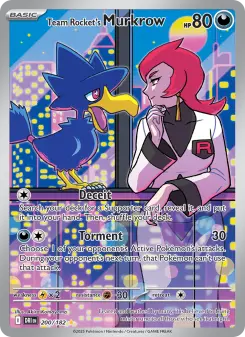 Team Rocket's Murkrow card