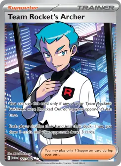 Team Rocket's Archer card