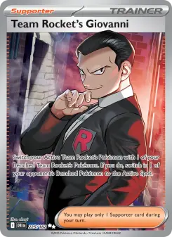 Team Rocket's Giovanni card