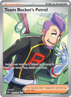 Team Rocket's Petrel card