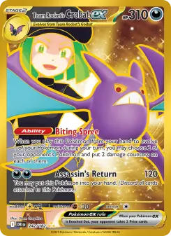 Team Rocket's Crobat ex card